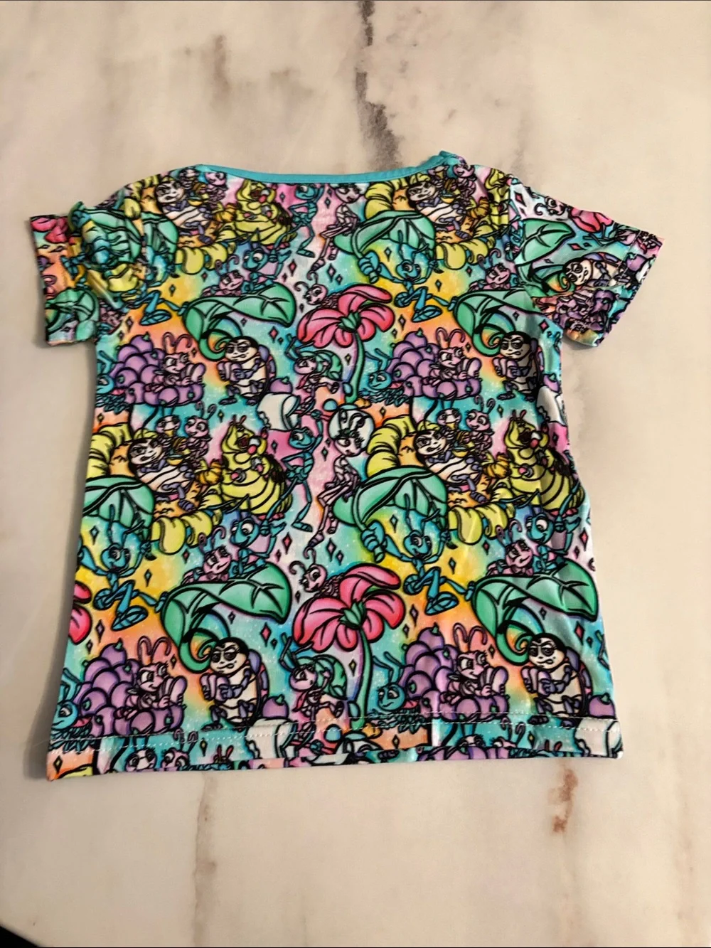 BAMBOO Multicolor Floral & Tropical Print Short Sleeve Kids Set